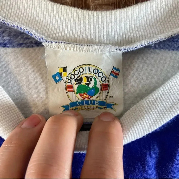 Vintage Poco Loco Club Aruba 🇦🇼 Tee Shirt - Picture 4 of 5